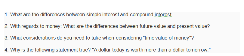 What are the differences between simple interest and compound interest With