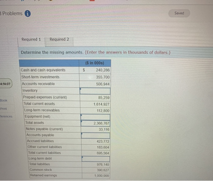 data listed below are taken from a balance sheet of Trident Corporation