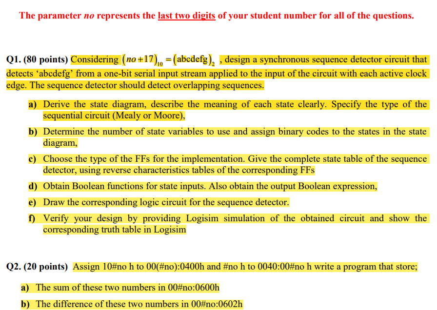  (Ex: for 122202099/(99)10=(63)16, no=63 H) NOTE: You have to add comment