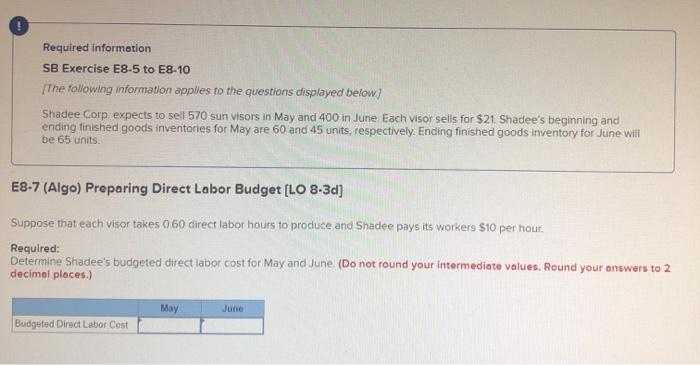 45 units, respectively Ending finished goods inventory for June will be 65