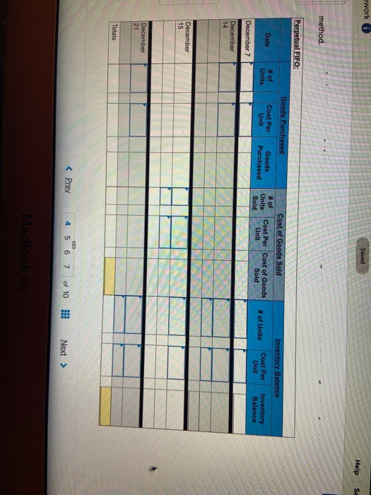 Check Required information Use the following information for the Quick Study below.