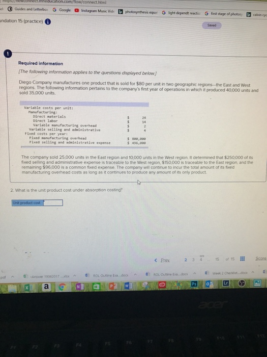  What is the company total contribution margin under variable costing? What