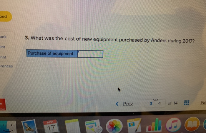 assets section of the comparative balance sheets of Anders Company ls reported