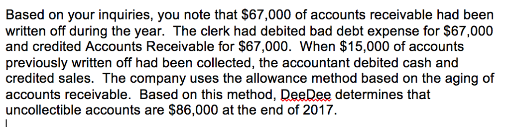 I need help preparing adjusting entry for this problem please Based on
