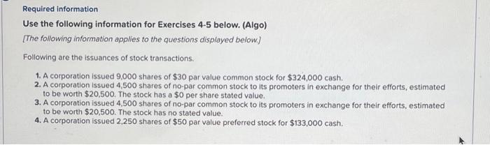  here is all the information you need Required information Use the