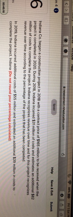  Help quick 98% B, Fri 1:54 Pt com m 4 6