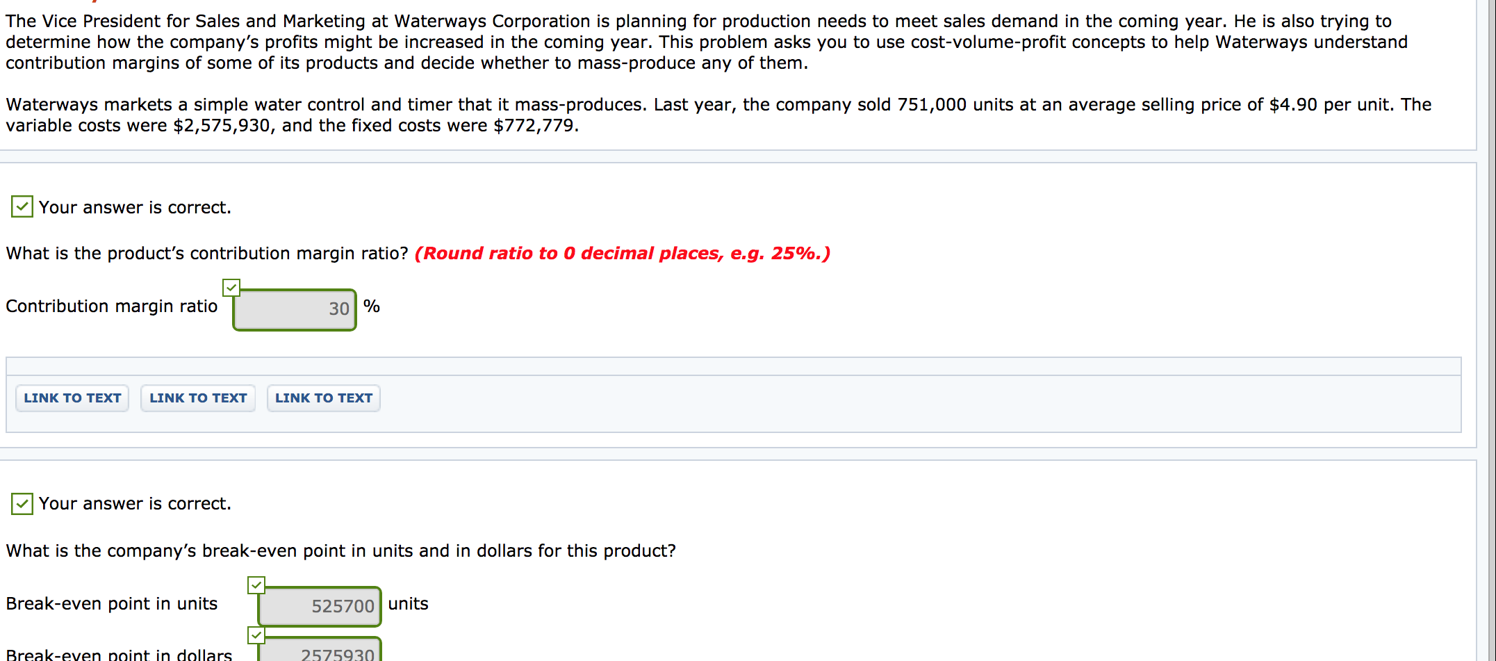 costs for all sprinklers by an average of $0.70 per unit. The