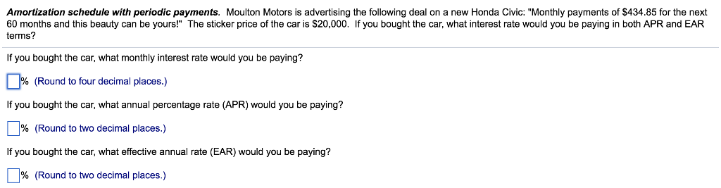 Amortization schedule with periodic payments: Please show work or formulas Amortization schedule