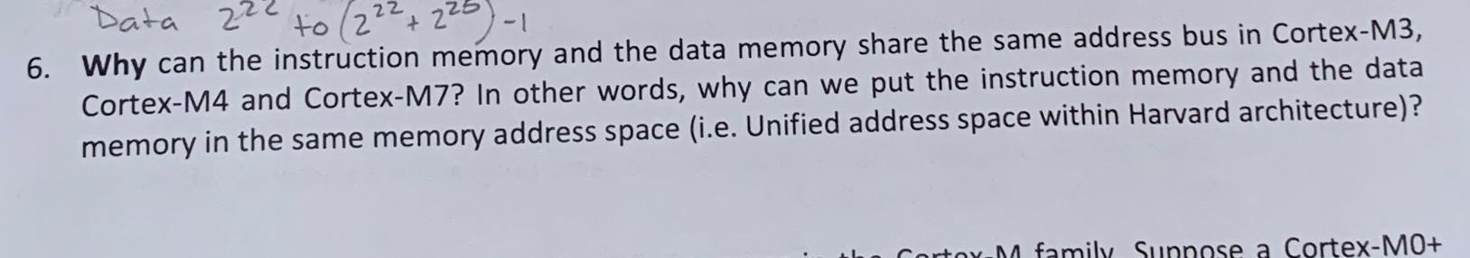  Why can the instruction memory and the data memory share the