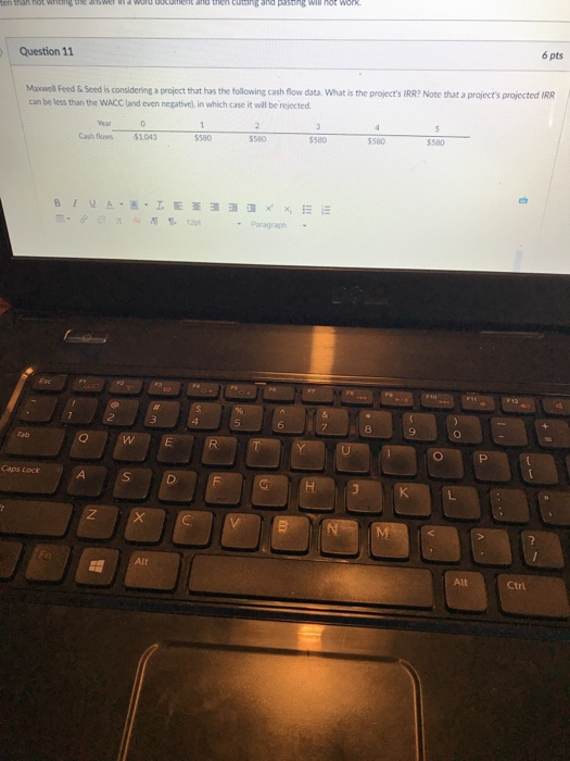  Maxwell Feed & Seed is considering a project that has the