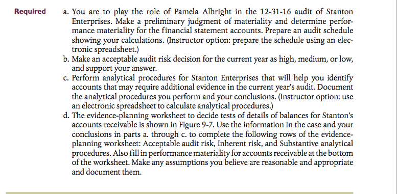 9-39 Auditing and Assurance Services 16th Edition.pdf (page 336 of 898) Q