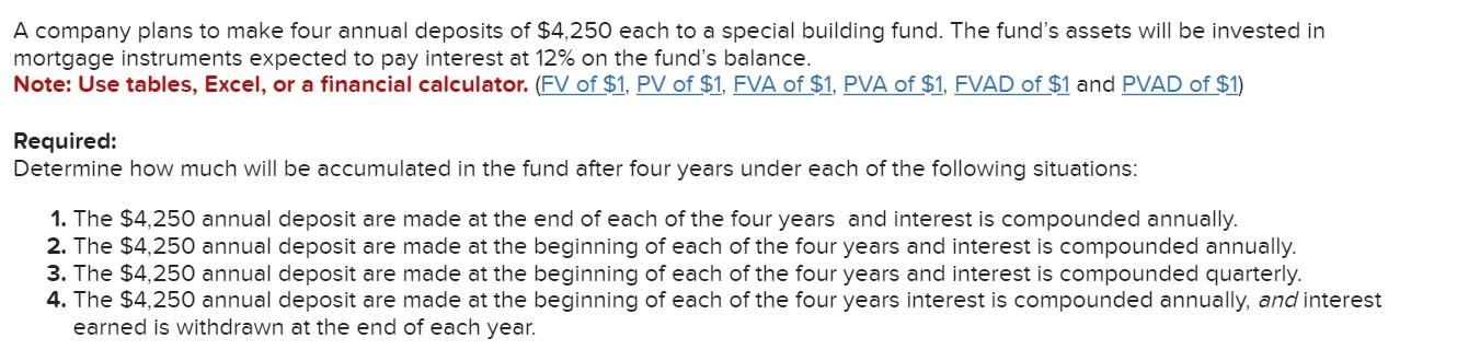 Please see attached. This is one question rather than 4 different ones.