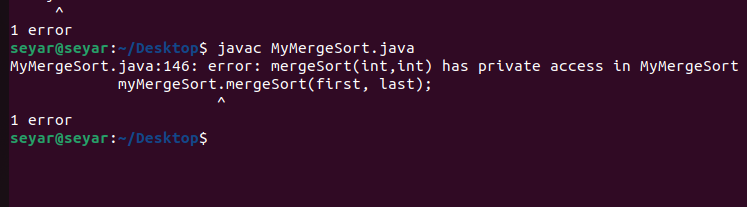 I GET THIS ERROR WHEN I TRY TO RUN MY JAVA