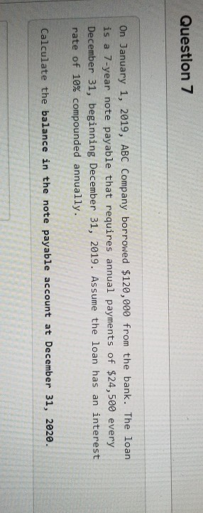 6 The following selected account balances were taken from Monk Company's accounting