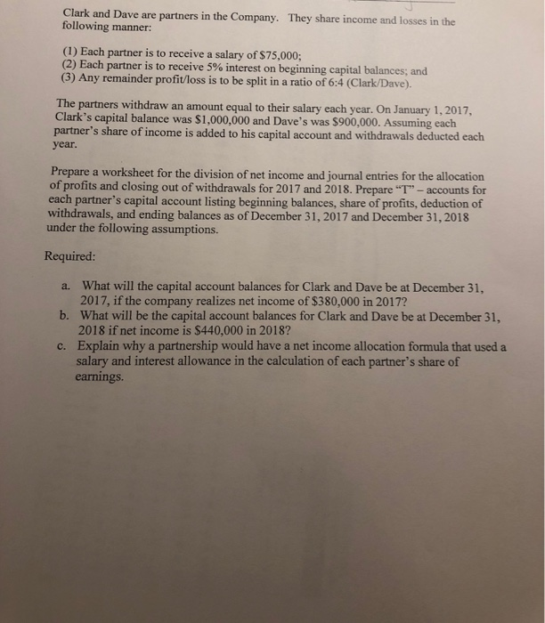  Please show all the work. Thank you for your help! Clark