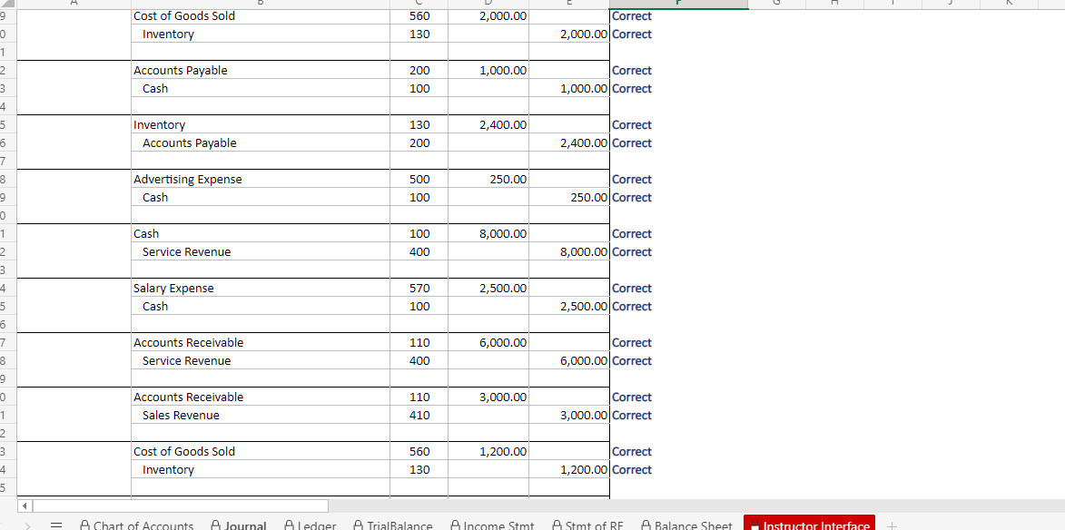 can do Trial Balance and Balance sheet that would be great. -