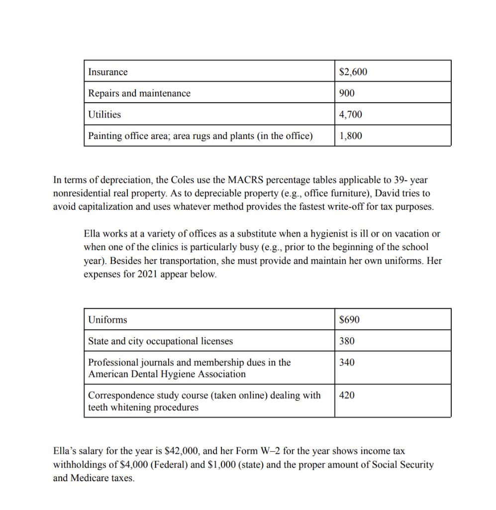 need to completed these two forms. use Schedule C or others sheets