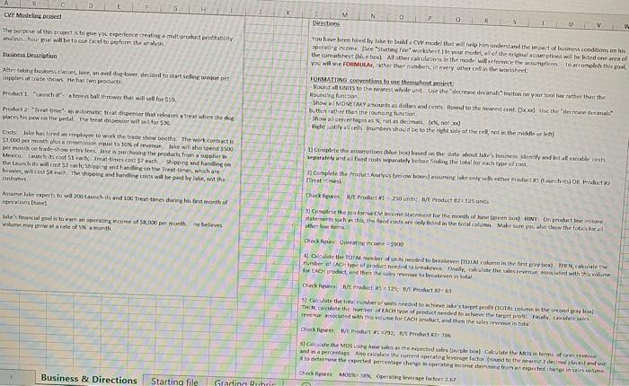 Please show excel formula's so i know how you got the answer.