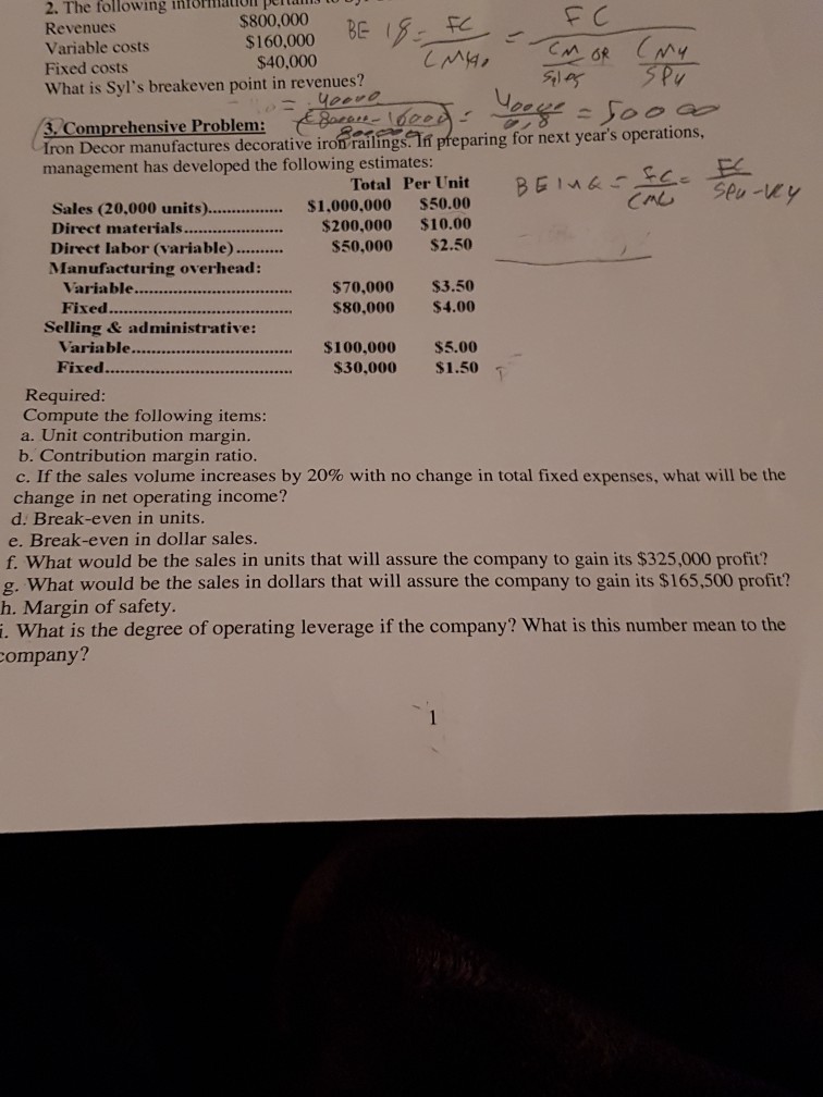 question 3 and answer E .F .G .H . i following