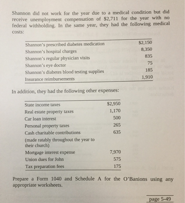 Shannon O'Banion, who live at 3222 Pinon Drive, Mesa, CO 81643, file