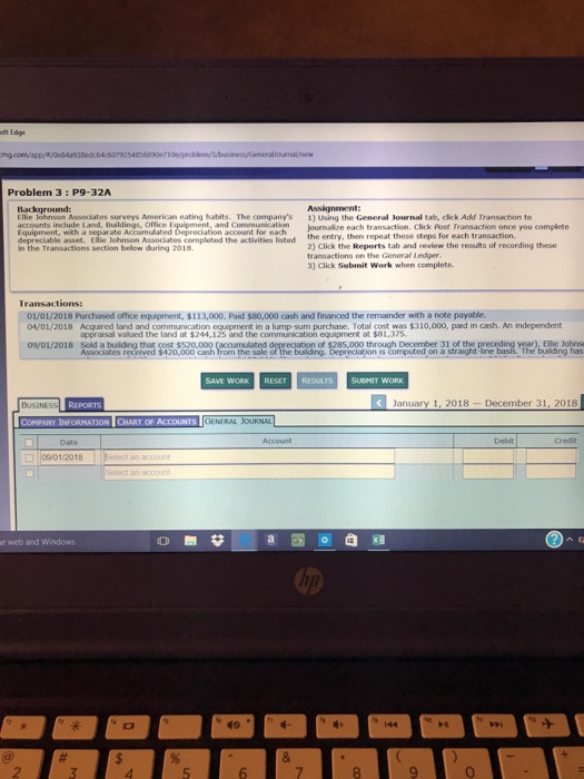  Please do the journal entries for these transactions. Thanks! Problem 3