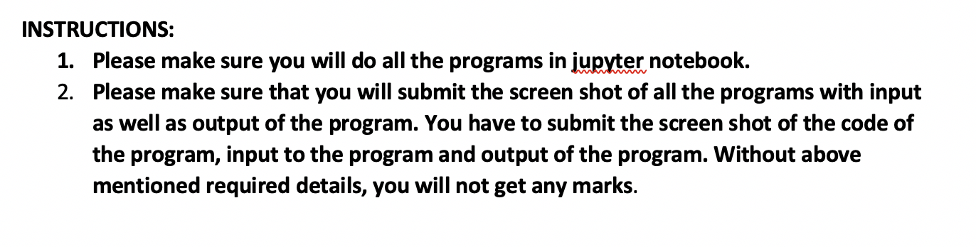  Please use python to answer the question. INSTRUCTIONS: 1. Please make