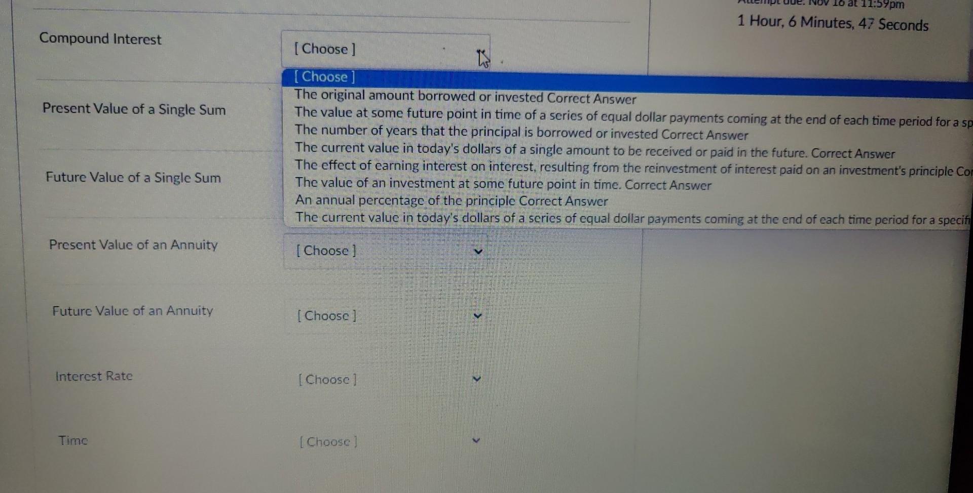 a Single Sum Future Value of a Single Sum Present Value of