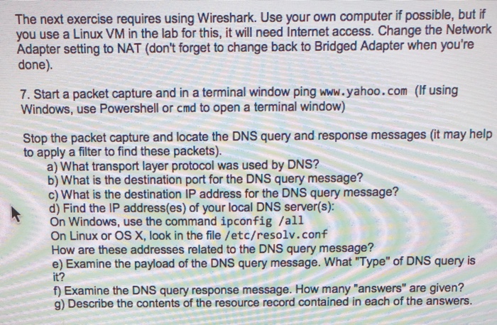 interface for dig available at http://www.digwebinterface.com. Some of the questions may require