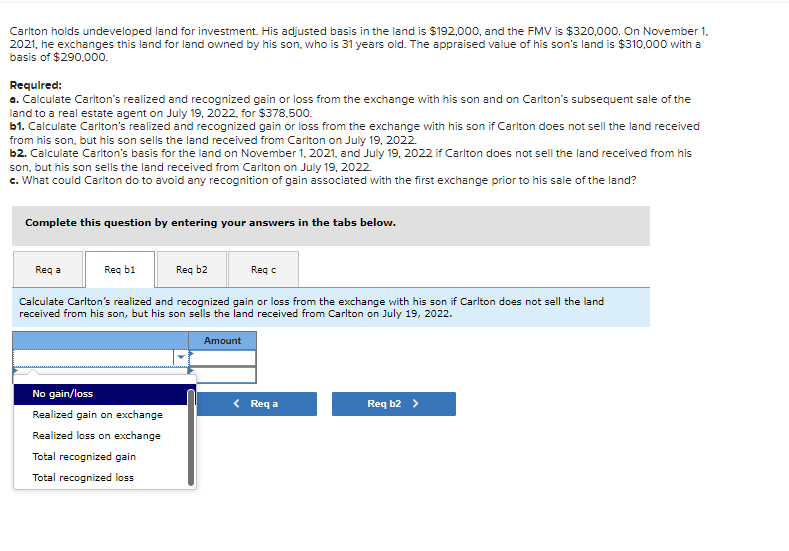 * All parts are required* req a, Req b1, req b2, req
