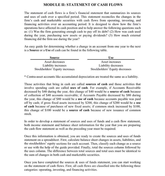 intangible assets + Decrease in current asset items except cash and marketable