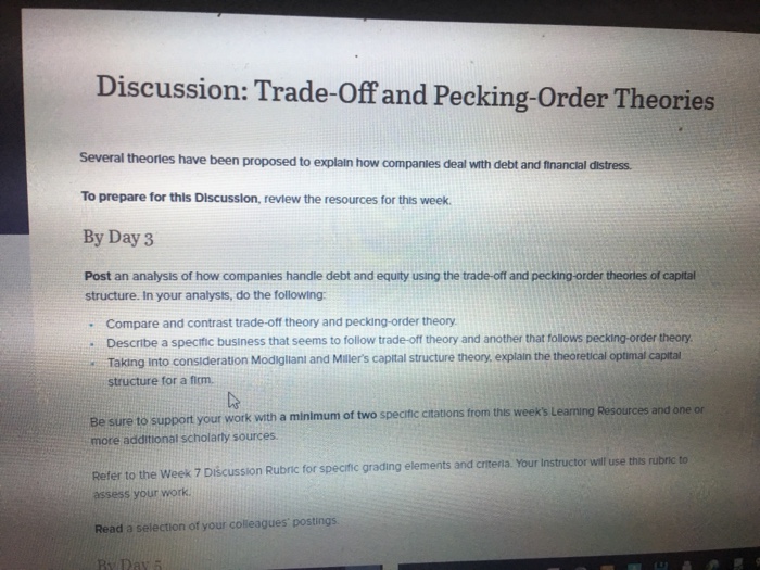  Can I pls get help with this assignment Several theories have