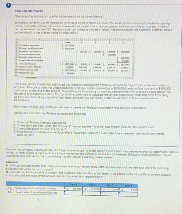  can some body help, Im confuse with this problem Required Information