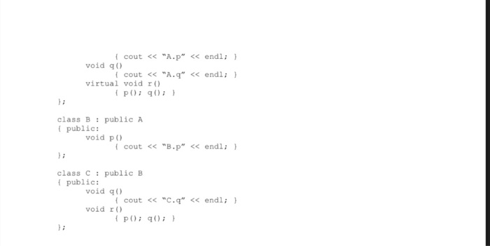 and C++'s dynamic binding features. The uncompleted programs to run in Java