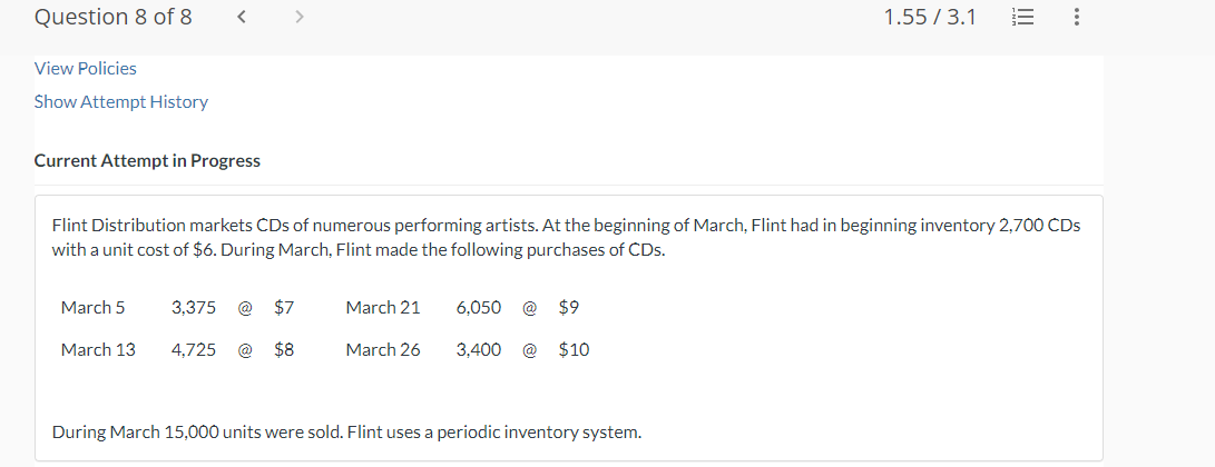 the cost of goods sold under each of the assumed cost flow