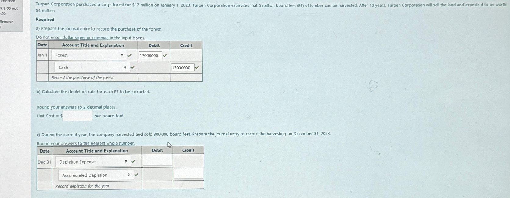  54 million. Required a) Prepare the journal entry to record the