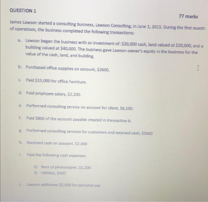 the journal entries for transactions aj 2. Post the transactions to the