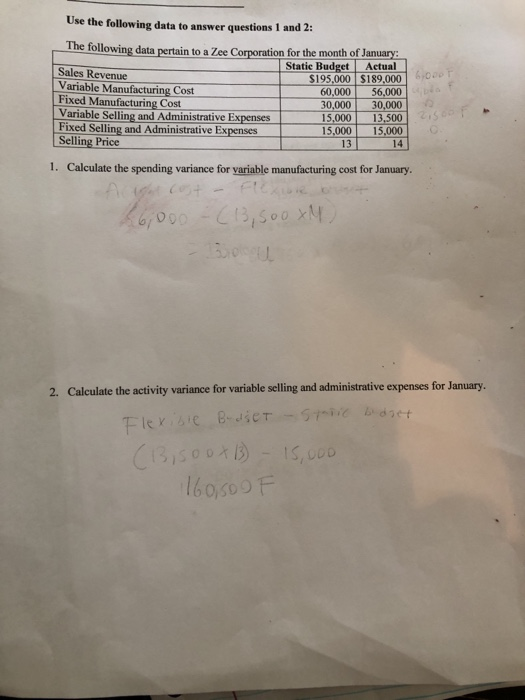  Use the following data to answer questions 1 and 2: Sales