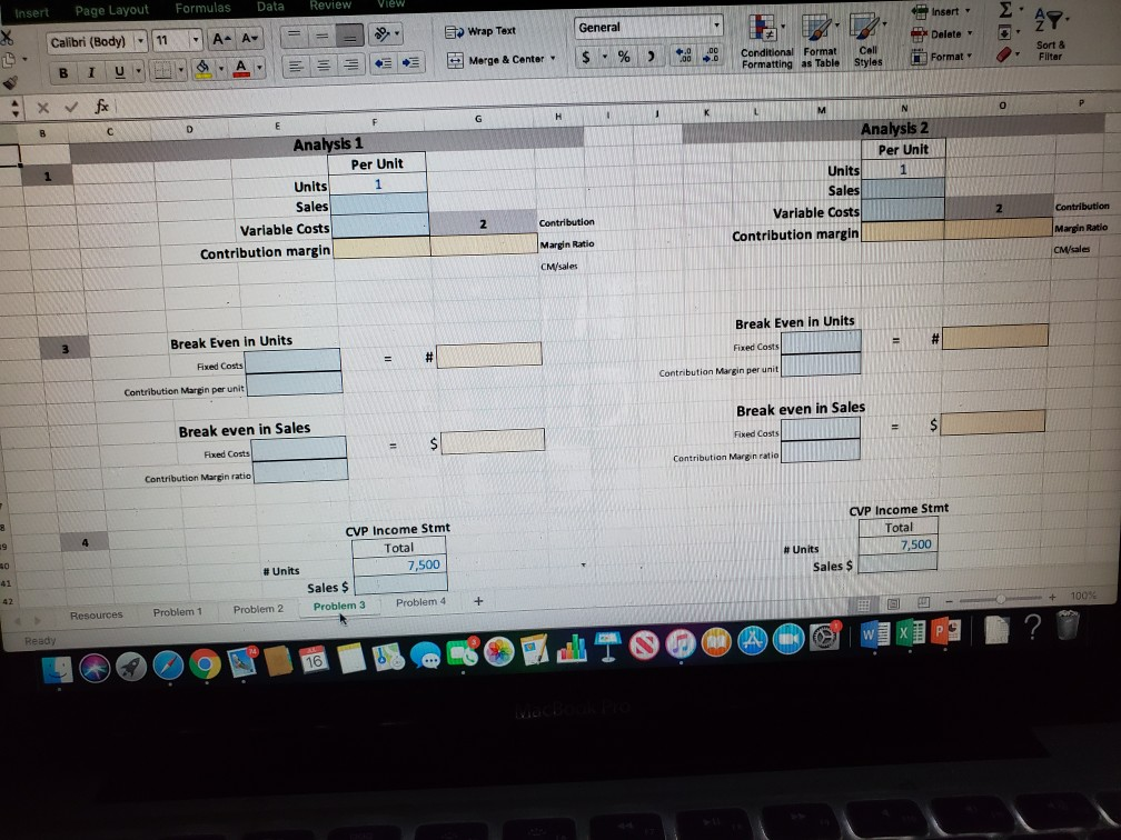 file upload Instructions In this assignment we will explore Cost-Volume-Profit (CVP) which