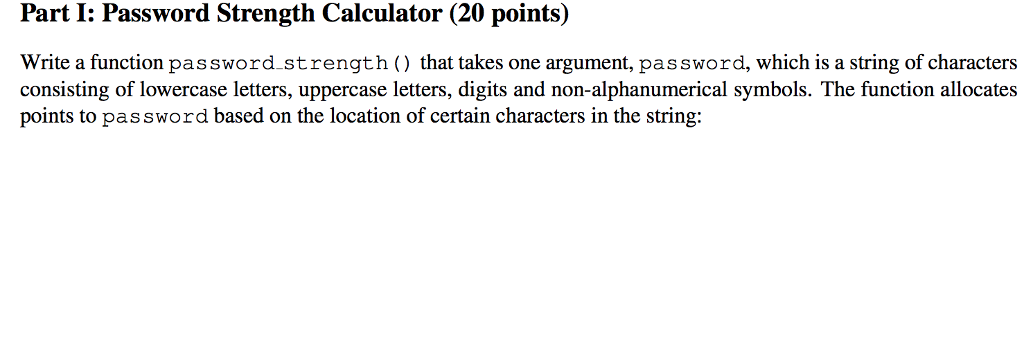 I wanna know what wrong with this code: import re def password_strength(password):