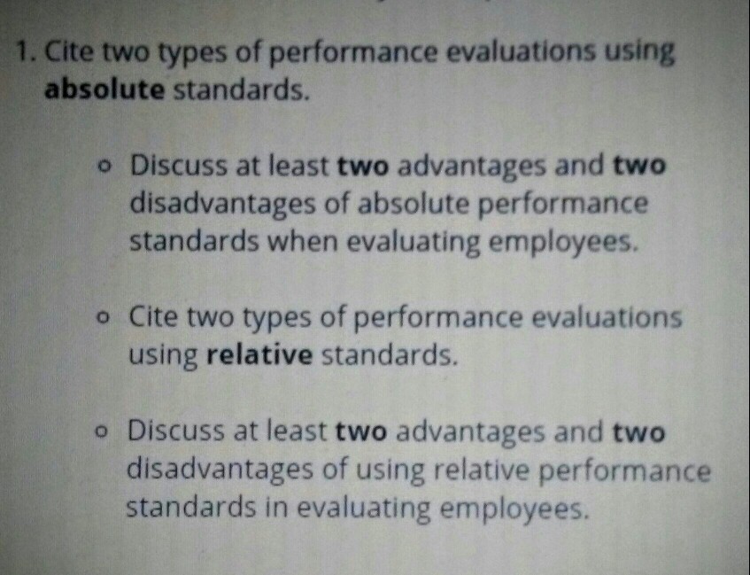 I need help with this question please 1. Cite two types of