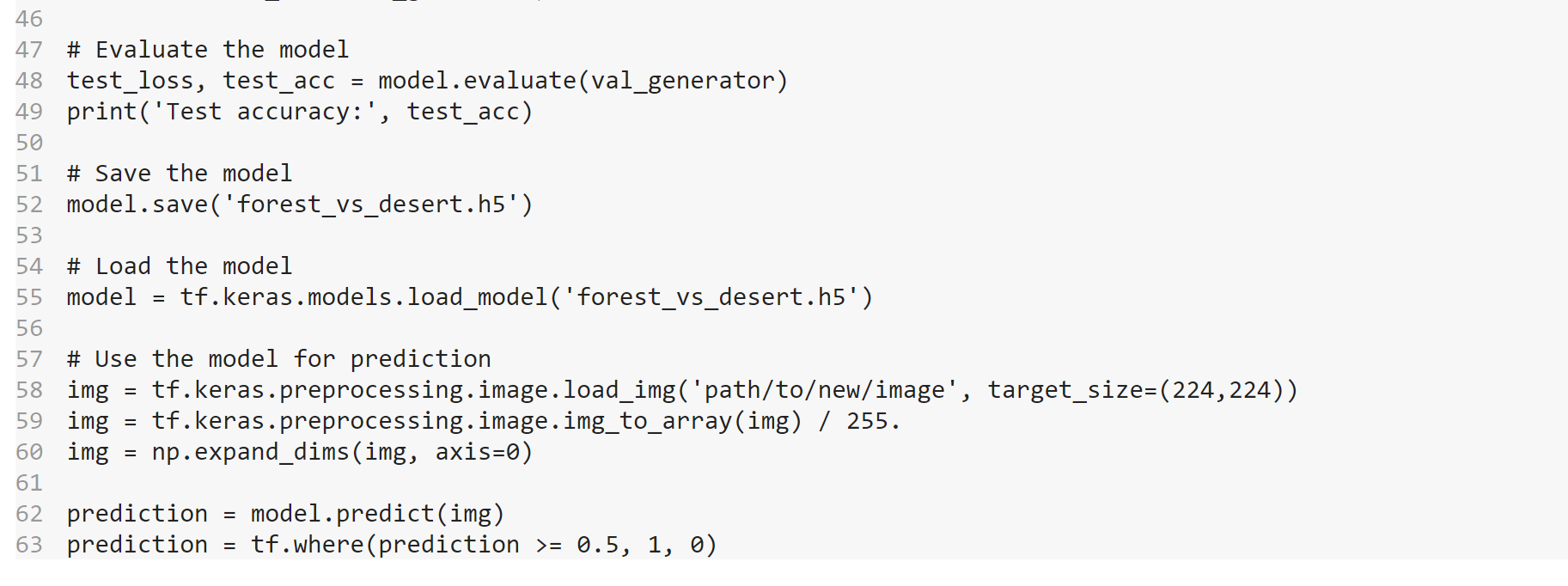 \#\#\# Classification Forest vs Desert Classification is one of the most important