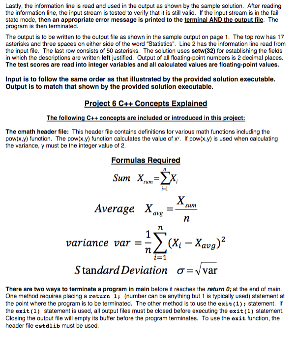 requires the utilization of concepts in Chapter 4, 5 and 6. Information