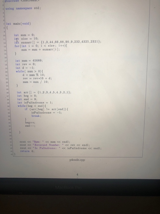 label. For this project stay BETWEEN these labels. When doing a C++