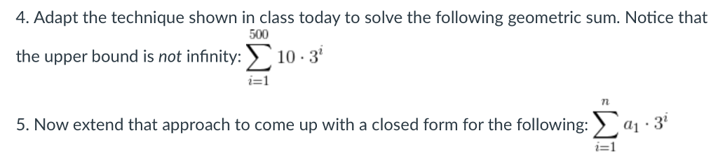 Please use that technique. 4. Adapt the technique shown in class today