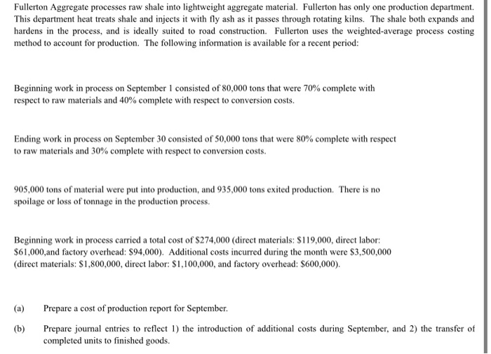 please help Fullerton Aggregate processes raw shale into lightweight aggregate material. Fullerton