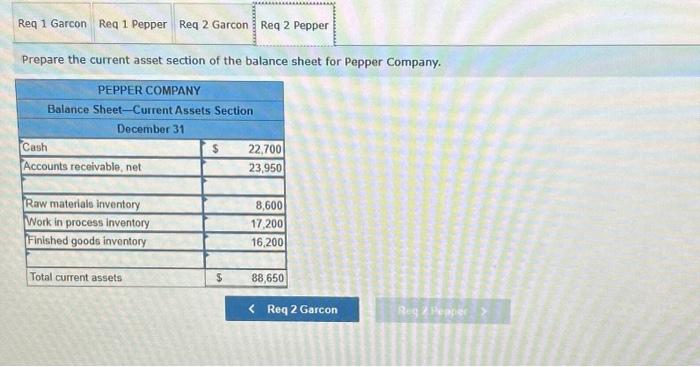 information [The following information applies to the questions displayed below] The following