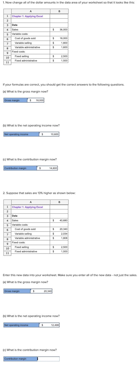 Please need help with 2. (c), (d), and (e) If your