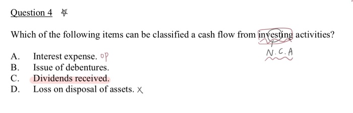  please comment each options what is the correct activities. Question 4