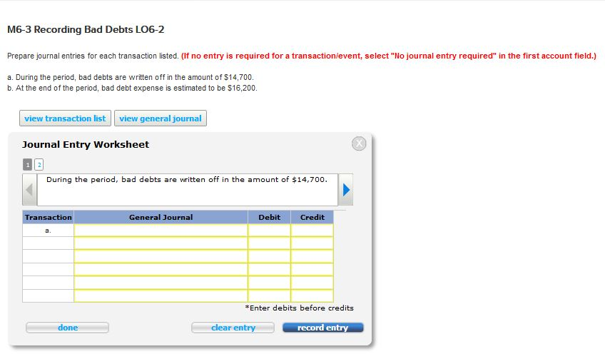  Prepare journal entries for each transaction listed. (If no entry is