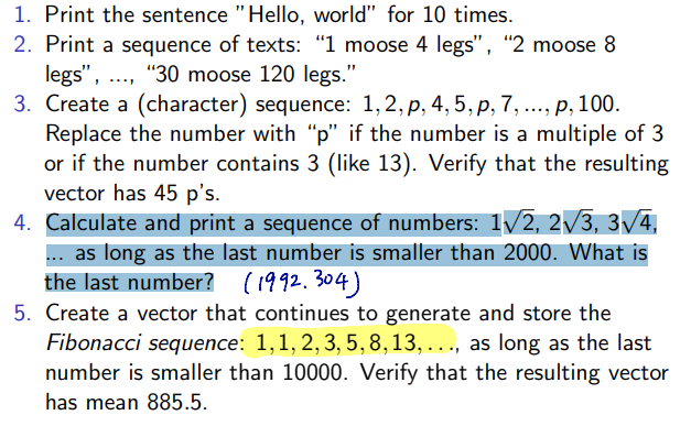 In Java, please only do 3,4,5. 1. Print the sentence "Hello, world"